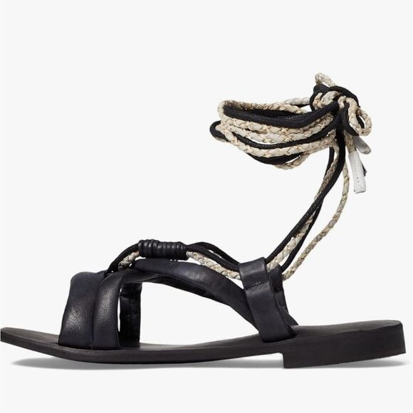Free People Linden Wrap Sandals - Picture 3 of 8